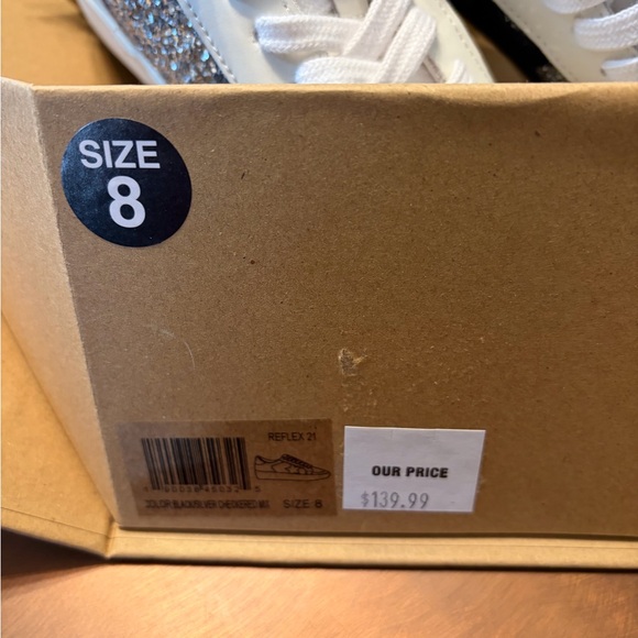 Vintage Havana Silver Glitter and Black Star Sneakers - Picture 7 of 8